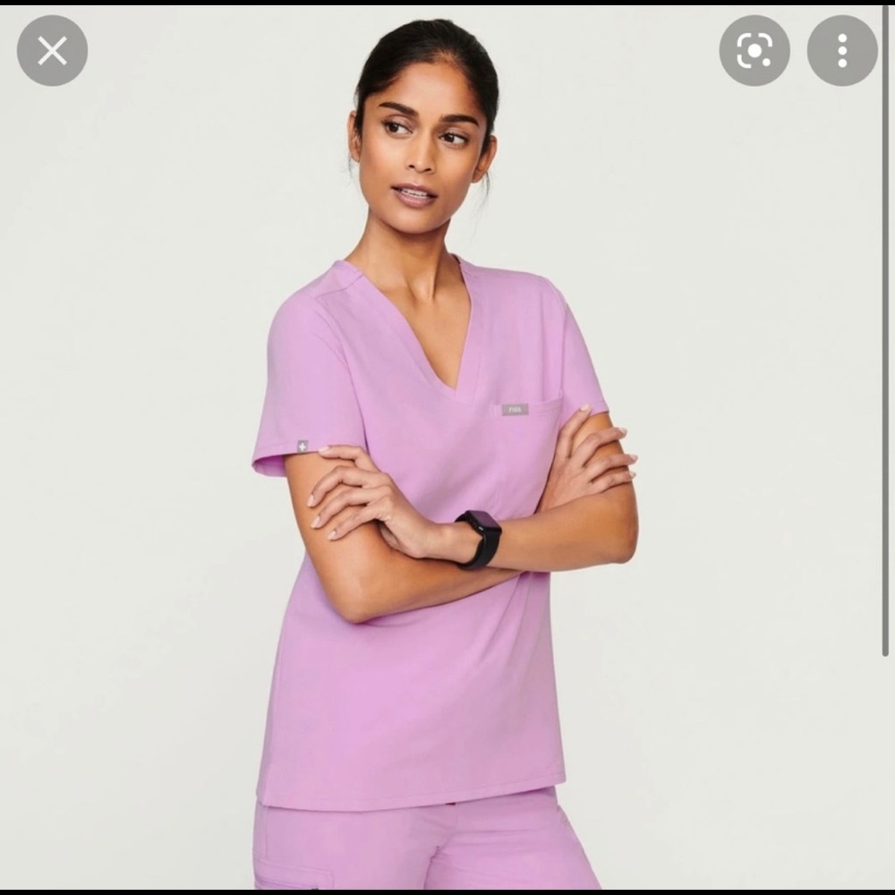 Figs Dusk Catarina Scrub Top